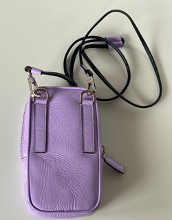 Versace Leather Jacaranda Virtus Neck Pouch Crossbody Bag Italy DP88461 NWT
