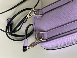 Versace Leather Jacaranda Virtus Neck Pouch Crossbody Bag Italy DP88461 NWT