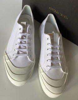 Bottega Veneta Men's Speedster Cotton White Sneakers 6 US 611183 Spain NIB $570