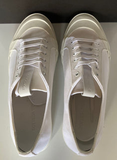 Bottega Veneta Men's Speedster Cotton White Sneakers 6 US 611183 Spain NIB $570