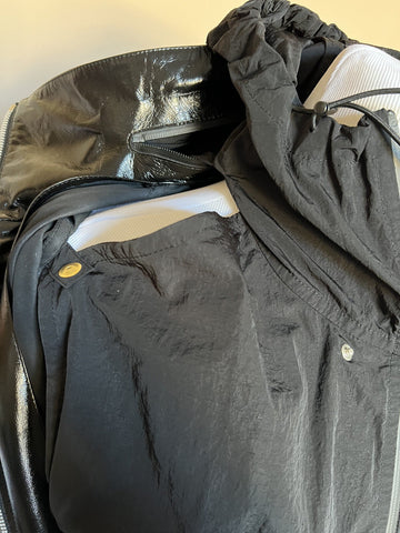 Bottega Veneta Women's Coat in Shiny Leather Black 633444 Small NWT $7500