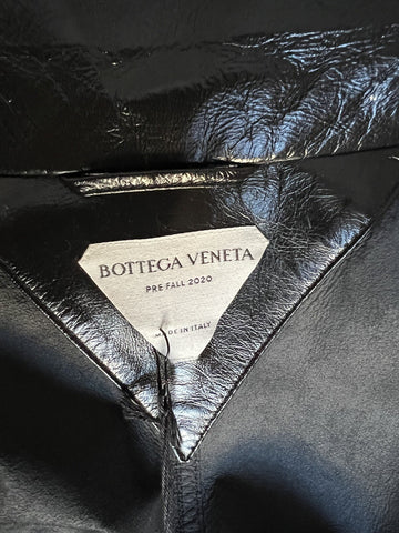 Bottega Veneta Women's Coat in Shiny Leather Black 633444 Small NWT $7500