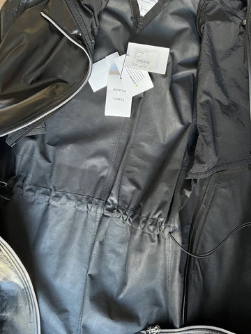 Bottega Veneta Women's Coat in Shiny Leather Black 633444 Small NWT $7500