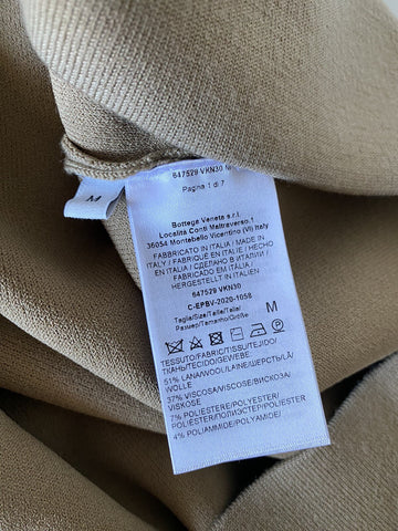 Bottega Veneta Women's Hoodie Wool Sweater Beige M 647529 Italy NWT $1750