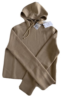Bottega Veneta Women's Hoodie Wool Sweater Beige XL 647529 Italy NWT $1750