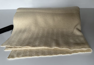 Bottega Veneta 100% Cashmere Tan Scarf 70x220 Made in Italy 608165 NWT $1170
