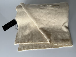 Bottega Veneta 100% Cashmere Tan Scarf 70x220 Made in Italy 608165 NWT $1170