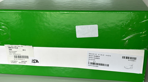 Bottega Veneta Shiny Rubber Blue Ankle Boots 10 US  (43 Euro) 680510 IT NIB $650