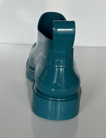 Bottega Veneta Shiny Rubber Blue Ankle Boots 10 US  (43 Euro) 680510 IT NIB $650