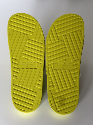 Bottega Veneta Men's Rubber Kiwi Slides Sandals 12 US (45 Euro) 690105 NIB $420