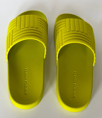 Bottega Veneta Men's Rubber Kiwi Slides Sandals 12 US (45 Euro) 690105 NIB $420