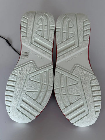 Bottega Veneta Men’s Black/Red Leather Sneakers 9 US (42 Euro) 565646 NIB $850