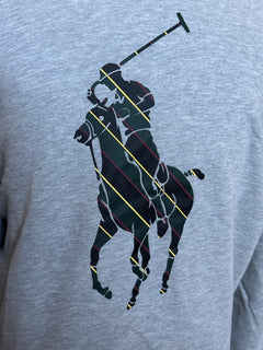 Polo Ralph Lauren Polo Logo Fleece Sweatshirt Gray XL/TG NWT $138