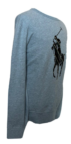 Polo Ralph Lauren Polo Logo Fleece Sweatshirt Gray XL/TG NWT $138