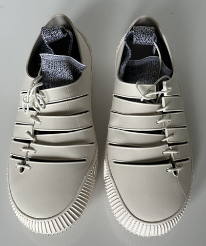 Bottega Veneta Tech Knit Rubber White Climber Sneakers 11 US 658725 IT NIB $750