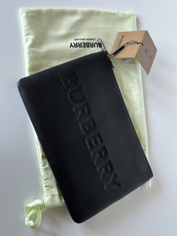 Burberry Black Leather Case Clutch 80528831 NWT $550