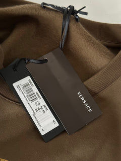 Versace Medusa Renaissance Khaki Cotton Sweatshirt 4XL 1008282 NWT $850