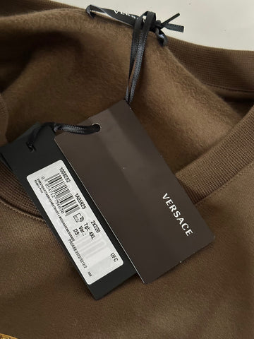 Versace Medusa Renaissance Khaki Cotton Sweatshirt 4XL 1008282 NWT $850