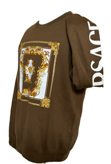 Versace Medusa Renaissance Khaki Cotton Sweatshirt 4XL 1008282 NWT $850