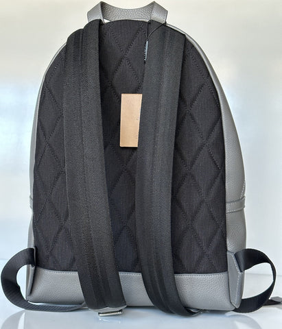 Burberry Abbeydale Leather Logo Backpack Charcoal Grey 80528731 NWT $1650