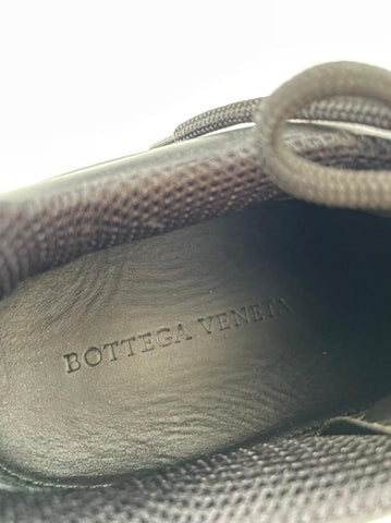 Bottega Veneta Mens Leather Black Sneakers 12.5 US (45.5 Euro) 578305 NIB $950