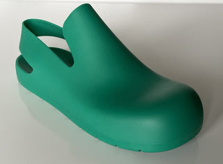 Bottega Veneta  Matt Rubber Turquoise Sandals 8 US (41 Euro) 658767 IT NIB $600