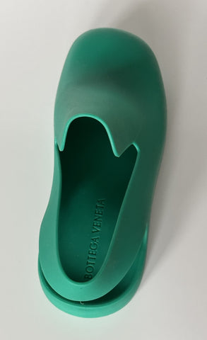 Bottega Veneta  Matt Rubber Turquoise Sandals 8 US (41 Euro) 658767 IT NIB $600