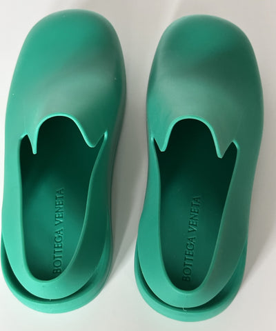 Bottega Veneta  Matt Rubber Turquoise Sandals 8 US (41 Euro) 658767 IT NIB $600