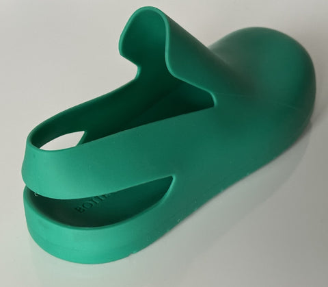 Bottega Veneta  Matt Rubber Turquoise Sandals 8 US (41 Euro) 658767 IT NIB $600