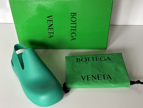 Bottega Veneta  Matt Rubber Turquoise Sandals 8 US (41 Euro) 658767 IT NIB $600