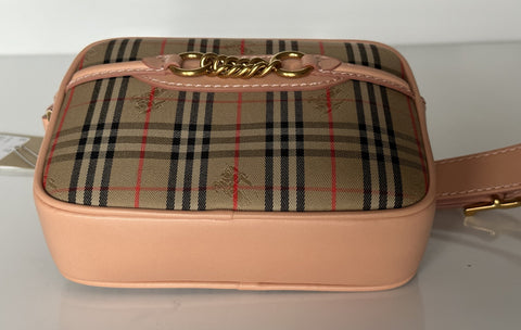Burberry Peach Women's Leather Link Bum Belt/Waist/Body Bag 80075101 NWT $910