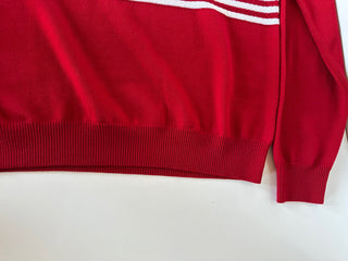 Versace Medusa Logo Wool Knit Sweater Red 52 (XL) Italy 1002719 NWT $950