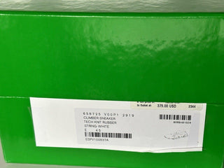 Bottega Veneta Tech Knit Rubber White Climber Sneakers 12 US 658725 IT NIB $750