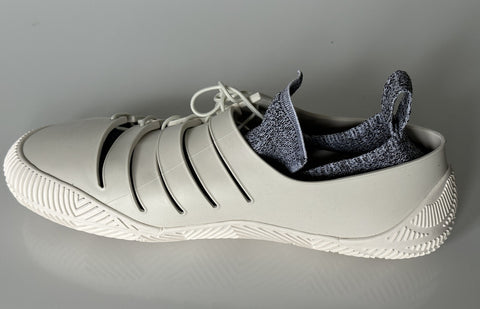 Bottega Veneta Tech Knit Rubber White Climber Sneakers 12 US 658725 IT NIB $750