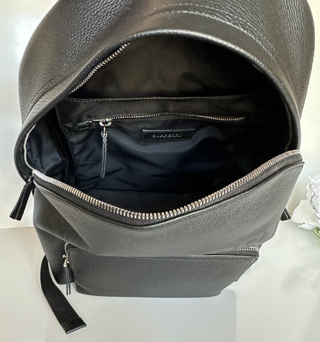 Burberry Abbeydale Leather Logo Backpack Black  80507631 NWT $1650