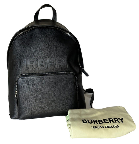 Burberry Abbeydale Leather Logo Backpack Black  80507631 NWT $1650