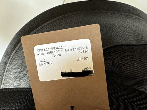 Burberry Abbeydale Leather Logo Backpack Black  80507631 NWT $1650