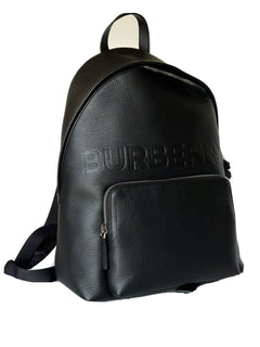 Burberry Abbeydale Leather Logo Backpack Black  80507631 NWT $1650