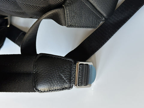 Burberry Abbeydale Leather Logo Backpack Black  80507631 NWT $1650