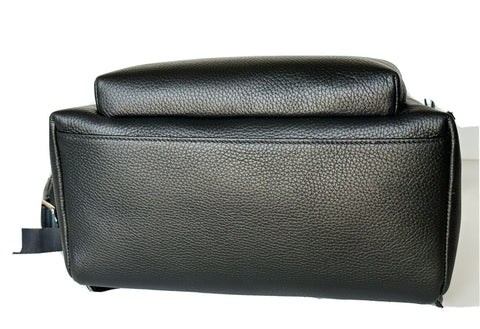 Burberry Abbeydale Leather Logo Backpack Black  80507631 NWT $1650