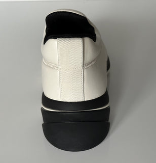 Bottega Veneta Men's Neutral Lagoon Nappa Leather Sneakers 8 US 667069 NIB $890