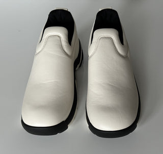 Bottega Veneta Men's Neutral Lagoon Nappa Leather Sneakers 8 US 667069 NIB $890