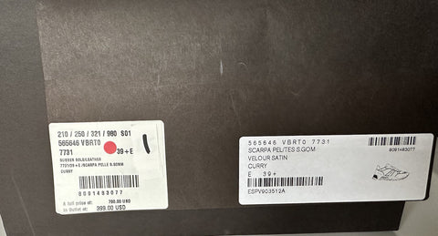 Bottega Veneta Mens Scarpa Pelle Suede Sneakers 6.5 US 565646 7731 IT NIB $790