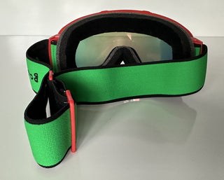 Bottega Veneta Unisex Rubber-injected Ski Goggles Sunglasses Red 691536 NWT $760