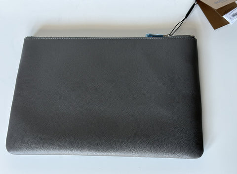 Burberry Charcoal Grey Leather Case Clutch 80528841 NWT $550