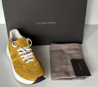 Bottega Veneta Mens Scarpa Pelle Suede Sneakers 7 US 565646 7731 IT NIB $790