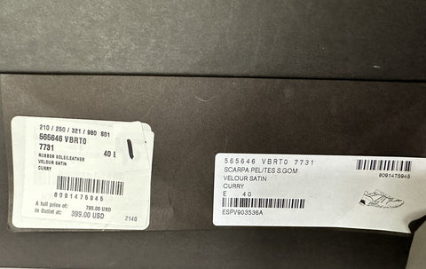 Bottega Veneta Mens Scarpa Pelle Suede Sneakers 7 US 565646 7731 IT NIB $790