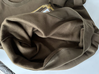 Versace Medusa Renaissance Khaki Cotton Sweatshirt 3XL 1008282 NWT $850