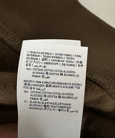 Versace Medusa Renaissance Khaki Cotton Sweatshirt 3XL 1008282 NWT $850