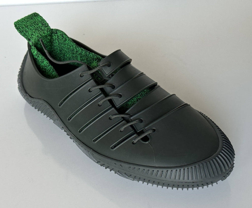 Bottega Veneta Tech Knit Rubber Green Climber Sneakers 8 US 658725 IT NIB $750